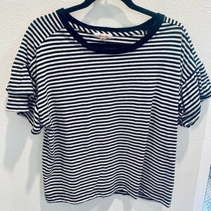 Madewell Flutter Sleeve Cotton Tee